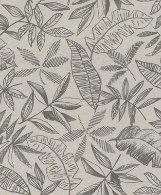 Produktbild von SCHÖNER WOHNEN-Kollektion Vliestapete LEAFAGE 600575 in Anthrazit - 10,05 m x 0,