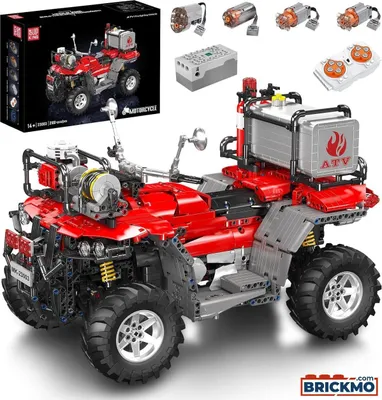 Obrázok produktu pre Mould King Záchranné vozidlo na diaľkové ovládanie ATV Fire Brigade 23003