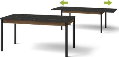 Produktbild von Furniture24 Tisch PRESTIGO P14 Esstisch ausziehbar 160-240 cm Esszimmertisch