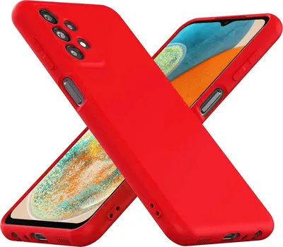 Obrázek produktu pro Pouzdro na mobilní telefon Samsung Galaxy A23 5G ochranný kryt silikonové gelové pouzdro na mobilní telefon, červené