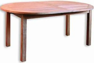 Produktbild von Inko Teakholz-Auszugstisch Bombay oval 180/230x100x75 cm Tisch ausziehbar Holztisch