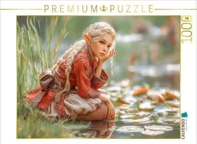 Produktbild von CALVENDO Puzzle Elfenkinder | 1000 Teile Lege-Größe 64x48cm Foto-Puzzle für glückliche Stunden