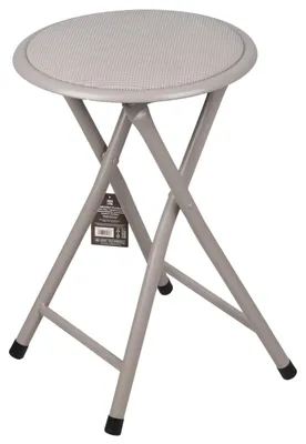 Produktbild von Urban Living Beistellhocker - rosa - Metall - 30 x 45 cm - klappbar - Wohnaccessoires