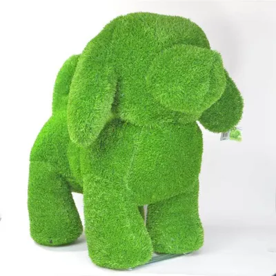 Produktbild von AniPlants, Grasfigur, "Hund", stehend, Gartendeko, 91cm