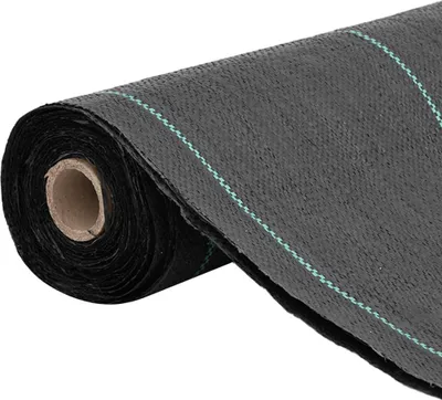 Produktbild von vidaXL Unkrautvlies Schwarz 1,5x5 m PP