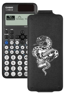 Produktbild von Casio FX-810 DE CW ClassWiz Schulrechner mit Schlangen-Bedruckung (Motiv 02)