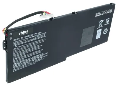 Produktbild von vhbw Akku Ersatz für Acer KT.0040G.009, AC16A8N für Notebook (4400 mAh, 15,2 V, Li-Ion)