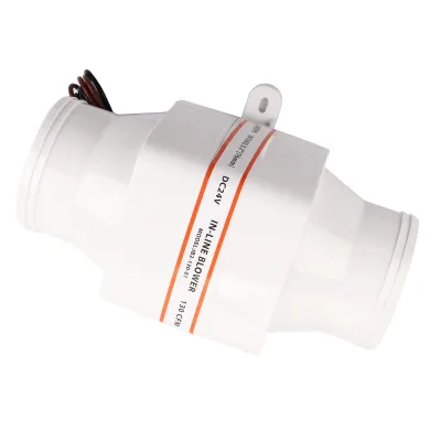 Obrázok produktu pre 3-palcový vstavaný ventilátor na odvod vody, tichý a výkonný ventilátor pre jachty, lode a obytné vozidlá (24 V)