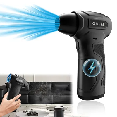 Produktbild von Jet Fan Elektrisches Staubgebläse/Druckluftspray 200.000 U/min 8000mAh Akku und Typ-C-Schnellladung für Computer, Sofa, Auto, Outdoor und Haushalt