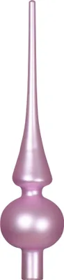 Produktbild von Christbaumspitze Glas 26cm - Helllila matt