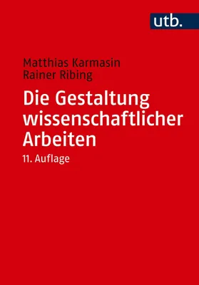 Image de Die Gestaltung wissenschaftlicher Arbeiten