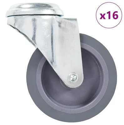 Produktbild von 16 Stk. Lenkrollen mit Bolzenloch 75 mm