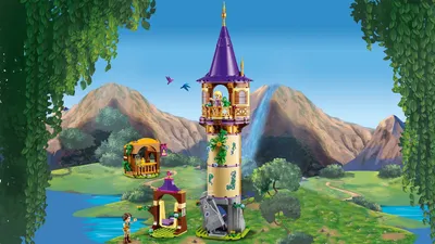 Zdjęcie produktu dla LEGO Disney Princess Rapunzel’s Tower Playset, Zestaw do budowania, 4 lat(a), Plastik, 154 szt., 658 g