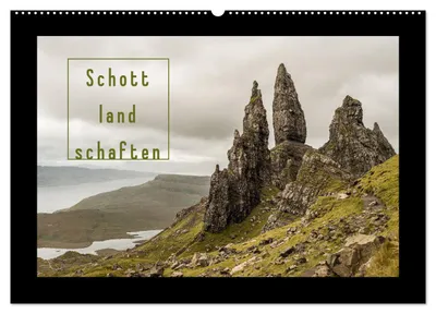 Produktbild von Schottlandschaften (Wandkalender 2027 DIN A2 quer), CALVENDO Monatskalender