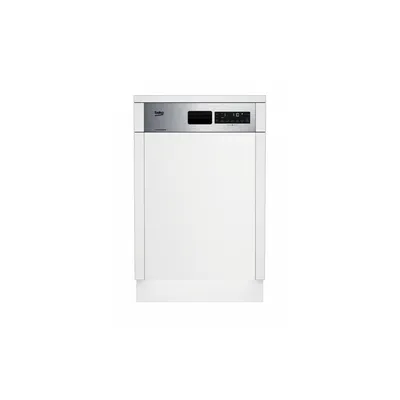 Zdjęcie produktu dla Beko DSS28021X, W pełni wbudowany, Wąski (45 cm), Stal nierdzewna, Czujnik, LCD, Górny