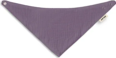 Produktbild von Musselin Baby und Kleinkind Halstuch  1 Stück Dreieckstuch Spucktuch Baumwolle Lätzchen FarbePlum