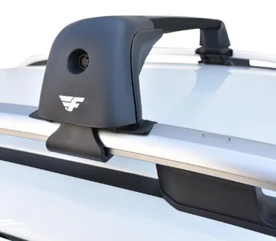 Productafbeelding van Dakdragers geschikt voor Subaru Impreza XV vanaf 2010 open dakrailing - Aluminium - Hoog laadvermogen 100kg - Wingbar Grijs - Merk Farad