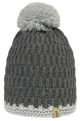 Produktbild von DÖLL® Jungen Pudelmütze Strickmütze Grau , Größe:53, Präzise Farbe:Grau