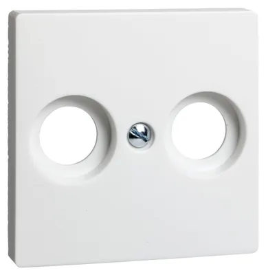 Produktbild von ELSO Zentralplatte Antennenstd.2- 266024 Loch JOY reinweiß
