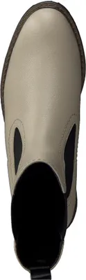 Produktbild von MARCO TOZZI Damen Stiefelette Chelsea Boot flach Stretch Zierleiste 2-25418-29, Größe:37 EU, Farbe:Beige