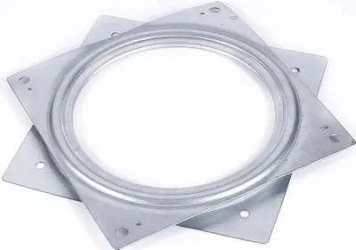 Produktbild von Lazy Susan Drehteller 6 Zoll - Drehteller Lager - 360 Grad Quadratische Drehhardware Für Präsentation und Möbel - Küchen TV Regal Schreibtisch Esstisch