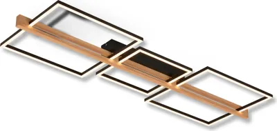 Immagine prodotto di Briloner Moldura Lampada da soffitto a LED, dimmerabile, funzione memoria, legno nero
