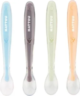 Produktbild von Nattou 4-pack Löffel Kinder One Size