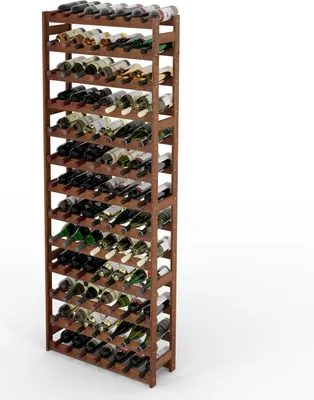 Produktbild von Flaschenregal Weinschrank Weinständer Weinregal für Flaschen RW-1-91 BRAUN  LENMAR
