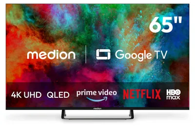 Produktbild von MEDION 163,9 cm (65 Zoll) QLED Fernseher 4K Smart TV - MD 865701