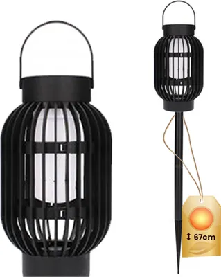 Obrázek produktu pro Venkovní LED SOLAR lampa Flame IP44 67 cm