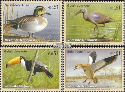 Produktbild von Briefmarken UNO - Wien 2003 Mi 389-392 (kompl.Ausg.) postfrisch Vögel