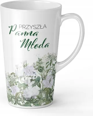Zdjęcie produktu dla Ceramiczny kubek XL Latte na wieczór panieński - Przyszła Panna Młoda