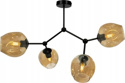 Produktbild von Deckenlampe Hängelampe Kronleuchter Loft modern für Wohnzimmer und Zimmer