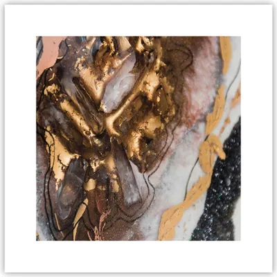 Produktbild von Poster - Poster ohne Rahmen - Abstraktion Marmor Textur - 30x30 cm - Wand Bild - Wanddeko - Wandbilder - Kunstposter - Wandposter - Bilder - Kunstdruck - Wanddekoration - Wandbild - P2XAC30x30-4549
