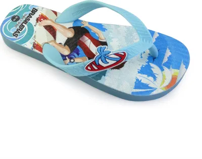 Immagine prodotto di BRASILERAS Infradito antiscivolo per bambini e bambine scarpe comode da spiaggia/piscina/urbano blu blu 33/34 EU-UBKP20
