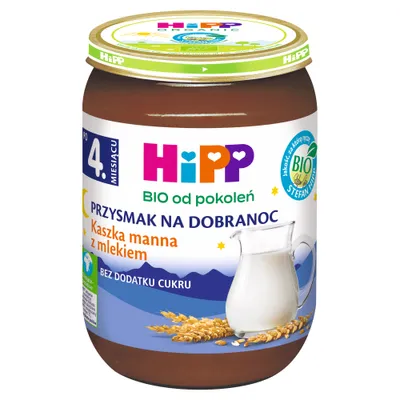Produktbild von Hippkaša na dobrú noc s mliekom po 4 mesiacoch 190 G