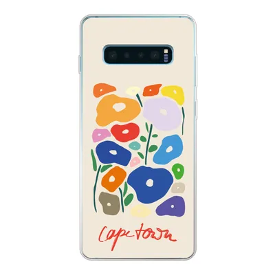 Produktbild von MuchoWow® Handyhülle Schutzhülle Hülle für Samsung Galaxy S10 Lite Blume - Abstrakt - Südafrika Silikon Softcase Handy Hülle - Schutz