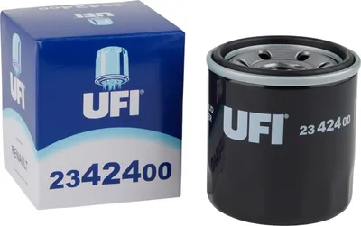 Produktbild von Ölfilter UFI 23.424.00 Anschraubfilter für RENAULT CLIO II (BB0/1/2, CB0/1/2) TWINGO I (C06) KANGOO (KC0/1) KANGOO Express (FC0/1) CLIO I