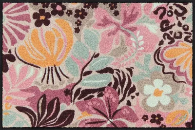 Produktbild von Salonloewe MINGLED FLOWERS Fußmatte Wohnmatte 50 x 75 cm