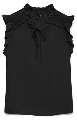 Image de Vero Moda 5715867900343, Haut (vêtement), Adulte, Femme, Noir, Taille XS, Décolleté en V