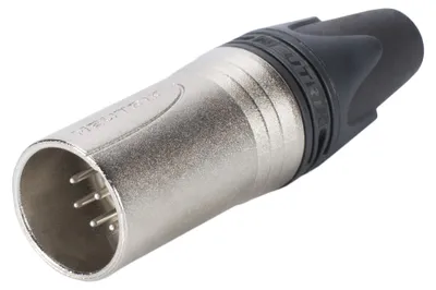 Produktbild von NEUTRIK® XLR, 7-pol , Metall-, Löttechnik-Kabelstecker, versilberte(r) Kontakt(e), gerade, nickelfarben