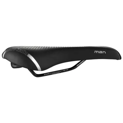 Produktbild von Selle Italia Man Gel Flow, Fahrradsitz, Straßenrennen, Männer, Schwarz, Einfarbig, Manganese