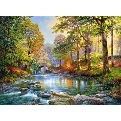 Obrázok produktu pre Puzzle Castorland - Pozdĺž rieky, 3000 dielikov