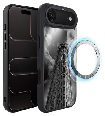 Zdjęcie produktu dla Etui do iPhone Air, kompatybilne z MagSafe, czarne matowe boki, Flatiron