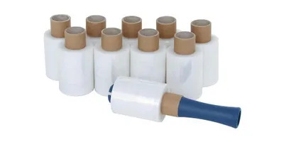 Produktbild von Stretchfolie Breite 100mm Länge 150m Stärke 20µ transparent TRANSPAK
