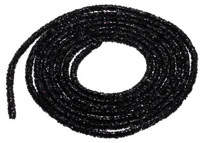 Pailletten-Tau 6 mm x 225 cm, schwarz, für DIY und Dekoration