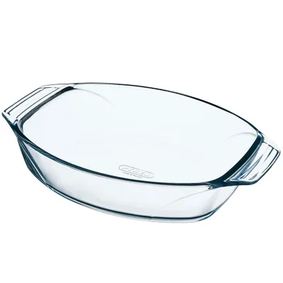 Image de Plat à Four Ovale Pyrex Verre Borosilicate Ultra-résistant - Pyrex
