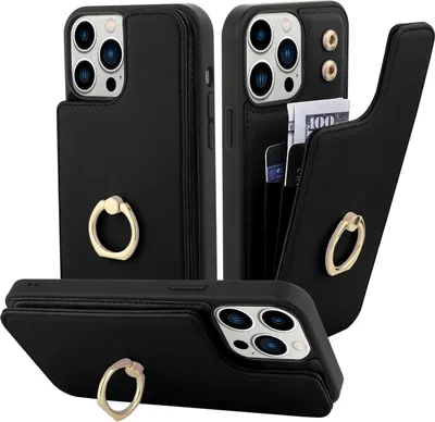 Obrázok produktu pre Puzdro pre iPhone 13 Pro Max 6.7 5G čierne peňaženkové
