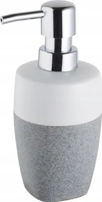 Obrázok produktu pre Dávkovač mydla do kúpeľne biely a sivý kameň