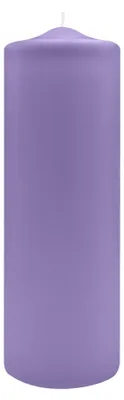 Produktbild von Spitzkopf Stumpen Kerzen Lavendel Lila 30 x Ø 10 cm, 6 Stück
